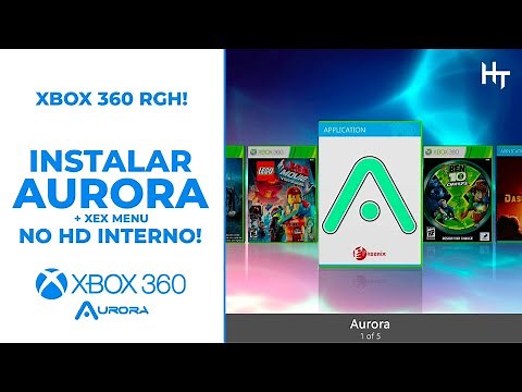 Como Instalar a Aurora + DashLaunch + Xex Menu no HD Interno - Xbox 360 RGH
