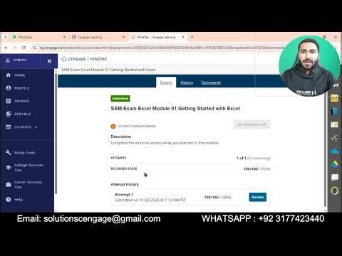 SAM Exam Excel Module 01 || SAM Exam Excel Module 01 || Creating a Worksheet and a Chart