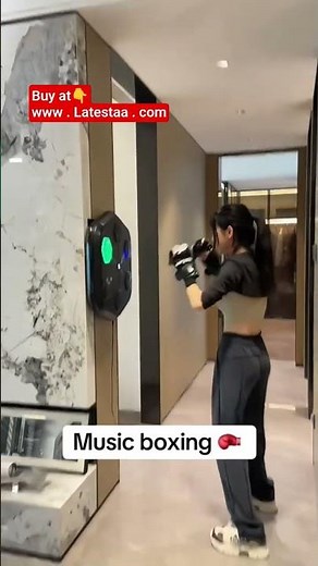 Smart Music Boxing Machine with Wall Mount 🥊 | Indoor Boxing Machine for Home Gym Workout