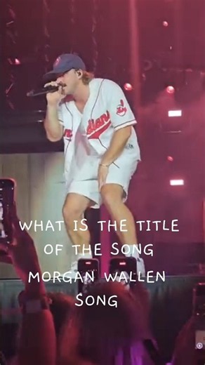 WHAT I WANT BY MORGAN WALLEN 2026 LIVE #shorts