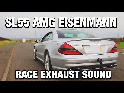 BEST SOUNDING MERCEDES SL55 EXHAUST!! Eisenmann Race Exhaust System