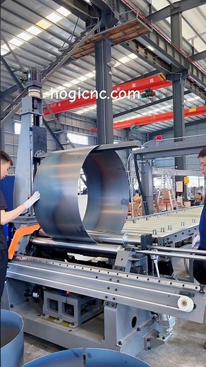 Hogi Automatic feeder rolling machine 4 roller cnc plate bending machine for metal cylinder tank fan
