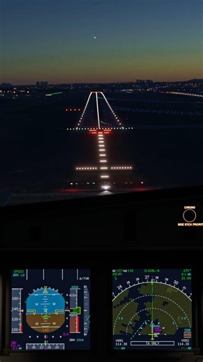 São Paulo Evening A320 Landing 🇧🇷 ToLiss XP12 #flightsim