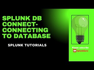 🔹 Splunk DB Connect: Connecting to Database (AWS RDS) | Querying Data from Splunk 🔹
