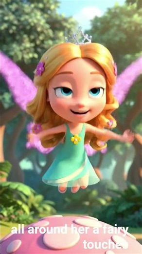 Fairy and Firefly Friend 🧚✨ | Cute 3D Animation for Kids | Kidz Fun Zone