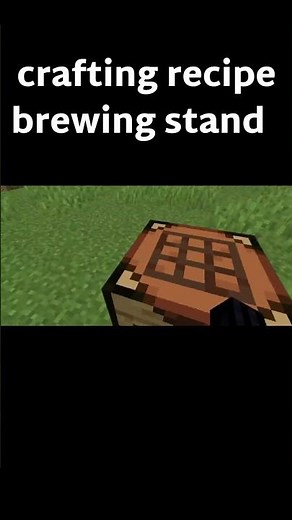 crafting recipe brewing stand