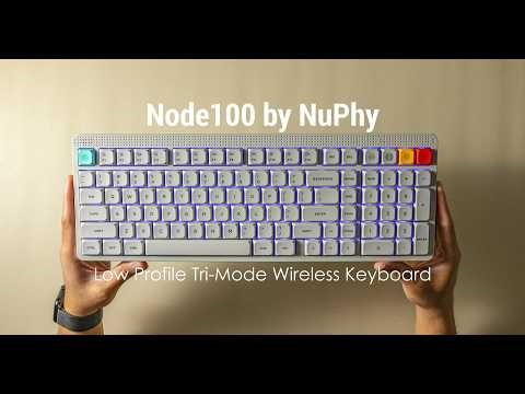 NuPhy Node100 | Red Nano Switch | Typing Test ‪@nuphystudio‬