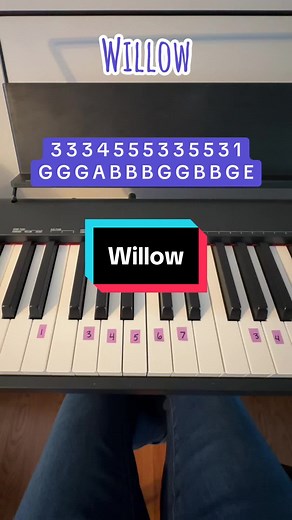 Willow by Taylor Swift Piano Tutorial #willowtaylorswift #evermoretaylorswift #pianotutorial