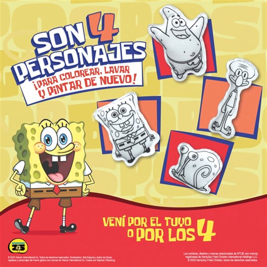 2K views · 174 reactions | ¡Son adorablemente divertidos! Estos son los nuevos peluches coloreables que podés conseguir en tu Chicky Pack 﫧️ | KFC | Facebook