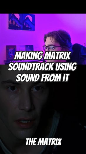 Making Matrix Soundtrack using Sound from it 🤯👽#matrix #musicproduction #shortvideo