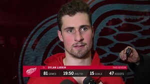 We hear from Dylan Larkin, who scores and gets an assist to extend his point streak to five games. | FanDuel Sports Network Detroit