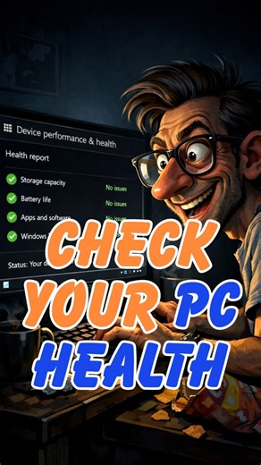 Free PC Health Check Built Into Windows #techtips #hacks