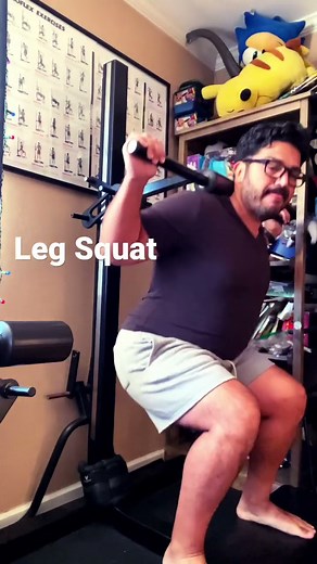 Home Workout w/ The Soloflex : Leg Squat