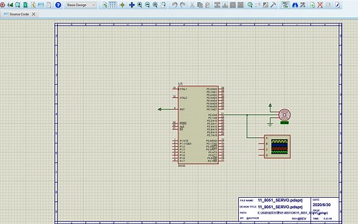 11、Proteus仿真8051—模拟舵机控制