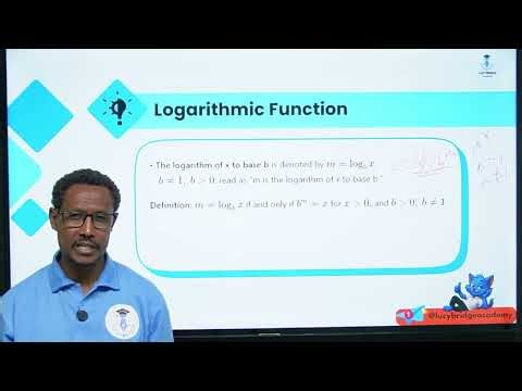 Grade 10 Maths Unit 4: 3.4 Logarithmic Function part 1
