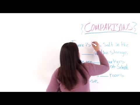 How To Compare Things In English