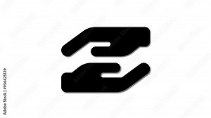 Helping hands animation featuring the act of giving and taking, symbolizing care and mutual aid.Animated hands engaging in give and take actions, capturing the essence of care and mutual support.