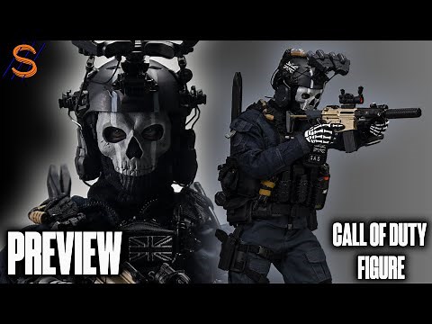 Simon 'GHOST' Riley 1/6 Scale Action Figure! | Call of Duty Modern Warfare Collectible Figure