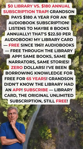 ⭐ $0 LIBRARY VS. $180 SUBSCRIPTION TRAP! 🗿 GRANDPA TRUTH #money #books #funny