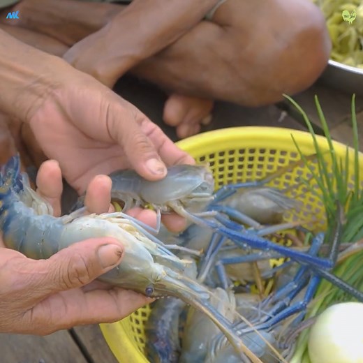 Toàn tôm càng xanh to bự #netque | Nét Quê Channel