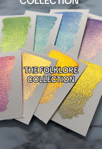 Discover the Folklore Collection of Watercolor Swatches
