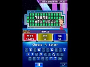 Wheel of Fortune (NINTENDO_DS) DS? Like WTF?,lol