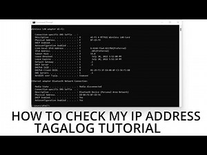 How to check the ip address in windows 11 | Tagalog Tutorial | Release IP | Renew IP