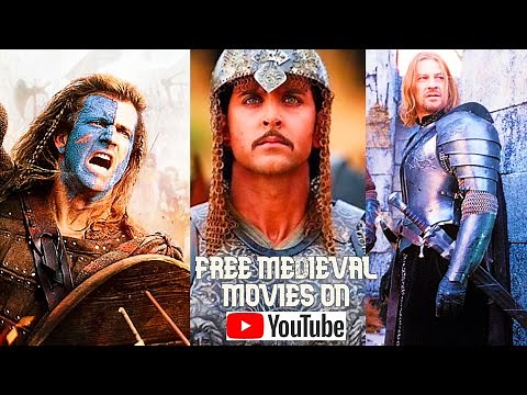 Top 10 FREE Medieval Movies on Youtube (With Links) !!