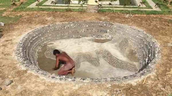 Building a Stone Fish Pond - Part 2