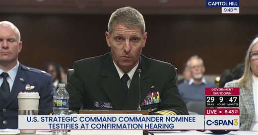 U.S. Strategic Command Commander Confirmation Hearing
