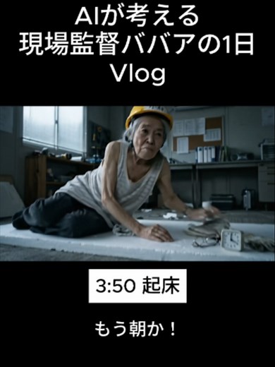 現場監督ババアの一日【Vlog】【AIおばあちゃん】 #ai #aishorts #aivideo #aiおばあちゃん #aiおばあちゃん #vlog