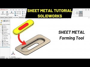 Sheet Metal solidworks Forming Tool | Robo CAD