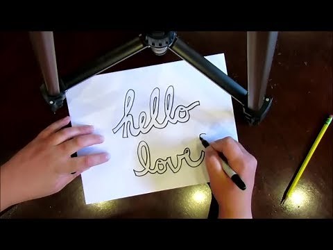 How to draw CURSIVE block and bubble letters SUPER EASY