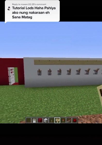 How to Set Password on Door in Minecraft Tutorial