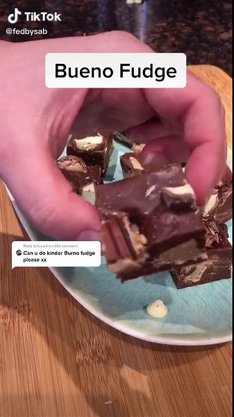 Kinder Bueno Fudge Recipe