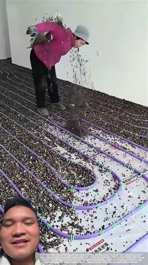 Hot Water Underfloor Heating System #construction