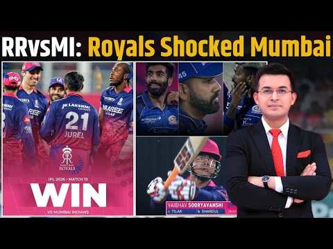 RR vs MI : Yashasvi Jaiswal, Vaibhav Suryavanshi power RR to 27-run win over MI in rain-it clash