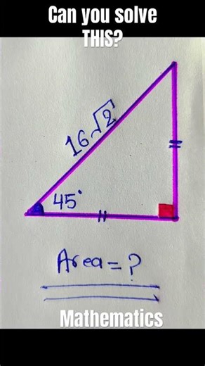 Tricky puzzle 🧩 #maths #areaproblem #mathpuzzle #brainteaser #canyousolvethis #mathstricks #puzzle