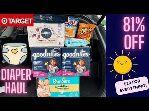 Target Couponing Diaper Haul 👶🏻🩲🍼🧷