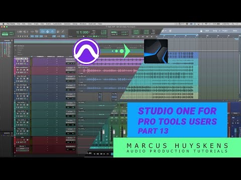13 - Import Song Data vs Import Session Data - #StudioOne for #ProTools Users