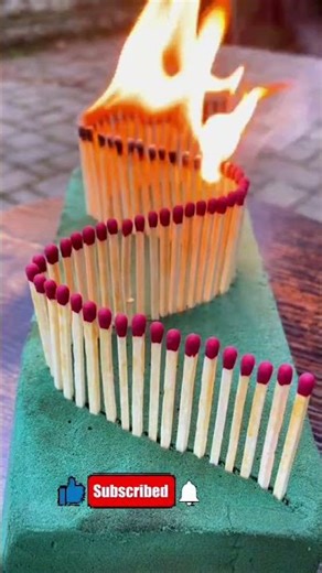 Matchstick Burn Satisfaction | Relaxing #ASMR Shorts 🔥