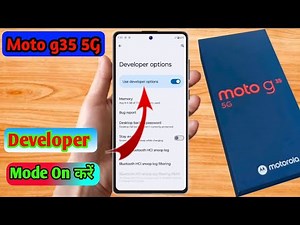 how to on developer option in moto g35 5g | moto g35 5g developer option on kaise kare