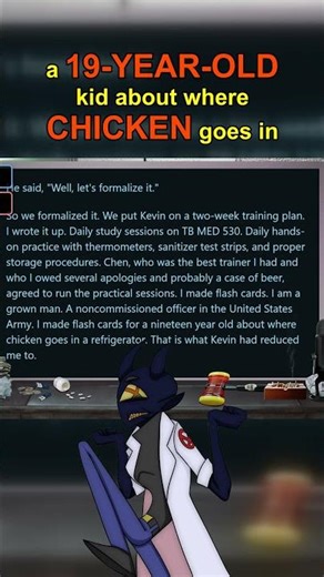 I Made Flashcards for a 19-Year-Old About Where Chicken Goes