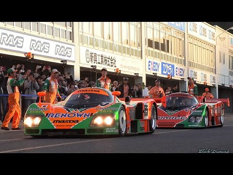 MAZDA 787B & 767B at Okayama International Circuit: The Rotary Sound, A Dream Duet!