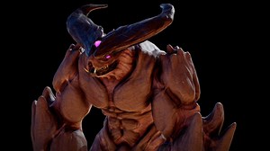 demon - 3D model by 3Dmoonn