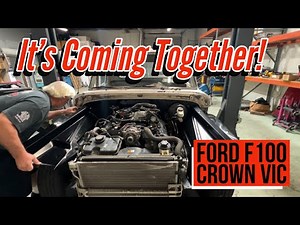 My F100 Crown Vic Swap is Coming Along Nicely!