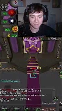 Lowest cb GM Account gets hmt 3s speed time mostly full leech | #s2l_osrs on #Twitch