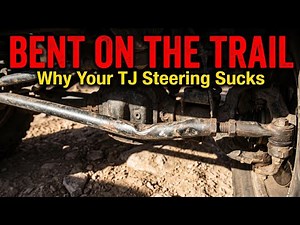 I bent my tie rod on the trail...Here's why the TJ's inverted Y steering linkage is the problem
