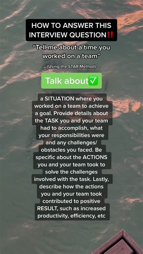 How to Ace the 'Tell me about a time you worked in a team' Job Interview Question