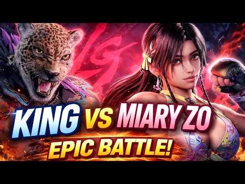 King vs Miary Zo at Phoenix Gate 🔥 Epic Fight | Tekken 8 Gameplay